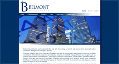 Desktop Screenshot of belmontinvestments.com