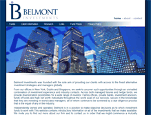Tablet Screenshot of belmontinvestments.com